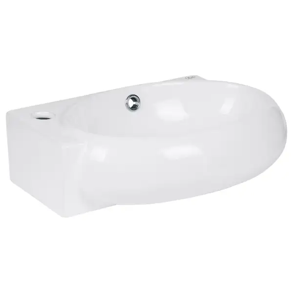Раковина Qtap Leo з донним клапаном ліва QT11115011LW (QT11115011LW) фото 4 Aquada.com.ua