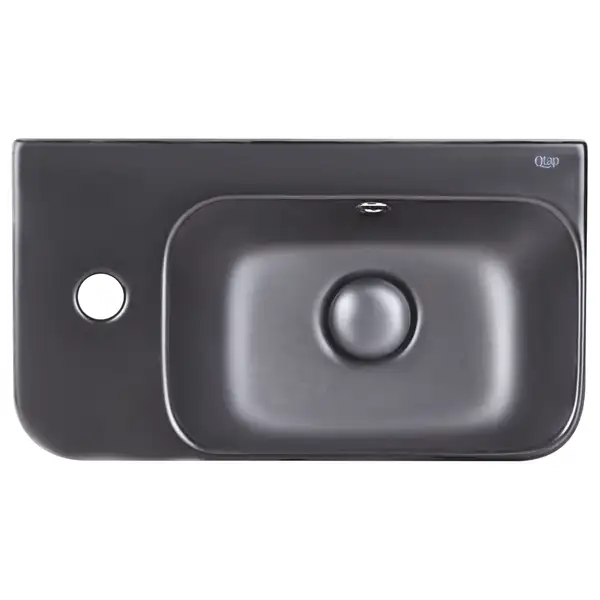 Раковина Qtap Tern з донним клапаном QT17115117LMB