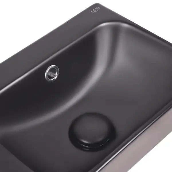 Раковина Qtap Tern з донним клапаном QT17115117LMB
