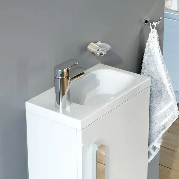 Мини-раковина, отв. для смесителя справа Ravak Chrome 400 х 220 мм (XJGP1100000) фото 3 Aquada.com.ua Мини-раковина, отв. для смесителя справа Ravak Chrome 400 х 220 мм (XJGP1100000) фото 3 Aquada.com.ua