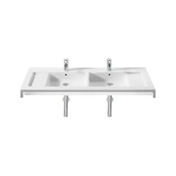 Раковина двойная Roca Stratum 1300 х 500 мм (A327630000) фото 1 Aquada.com.ua Раковина двойная Roca Stratum 1300 х 500 мм (A327630000) фото 1 Aquada.com.ua