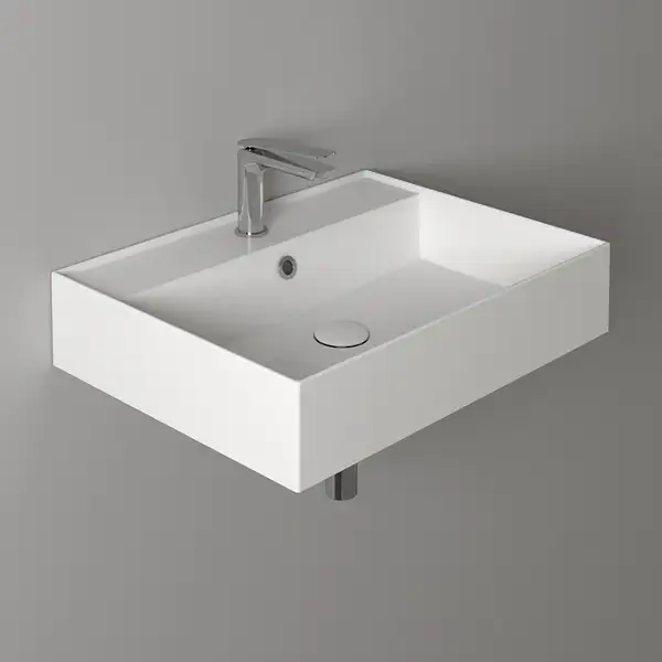 Раковина подвесная Simas Agile 61 х 46 см, Bianco Matt (AG61BIANCO) фото 2 Aquada.com.ua