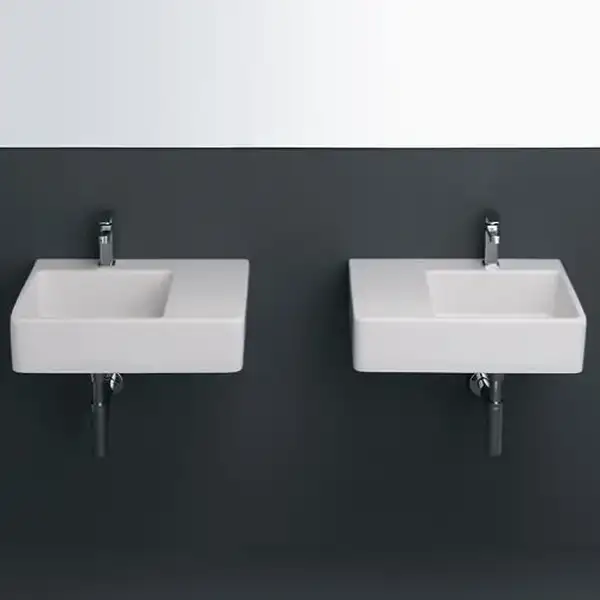 Раковина подвесная Simas Top-Lavabi 60х45 см (левая) (QU60S) фото 3 Aquada.com.ua