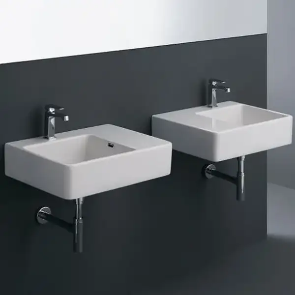 Раковина подвесная Simas Top-Lavabi 60х45 см (левая) (QU60S) фото 4 Aquada.com.ua