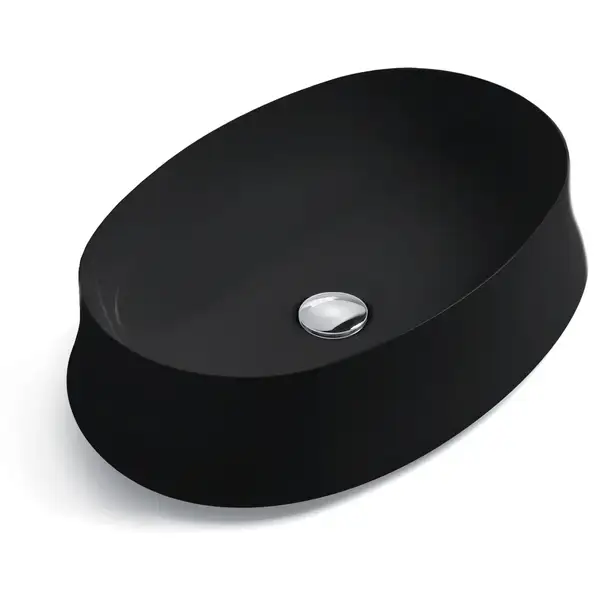 Раковина накладная на столешницу Simas Sharp 60 х 42 см, чёрный матовый (SH04NM) фото 1 Aquada.com.ua Раковина накладная на столешницу Simas Sharp 60 х 42 см, чёрный матовый (SH04NM) фото 1 Aquada.com.ua