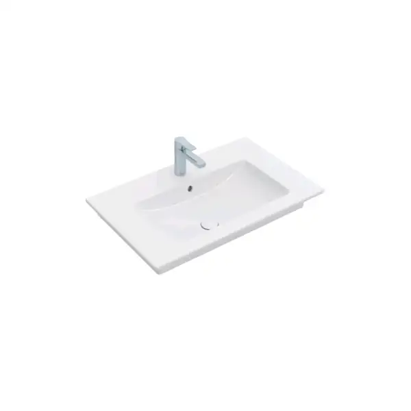 VILLEROY & BOCH VERITY LINE умывальник 80*50см, цетр.отвестие под смес.выбито, с переливом, цвет белый альпин (4A128L01) фото 1 Aquada.com.ua VILLEROY & BOCH VERITY LINE умывальник 80*50см, цетр.отвестие под смес.выбито, с переливом, цвет белый альпин (4A128L01) фото 1 Aquada.com.ua