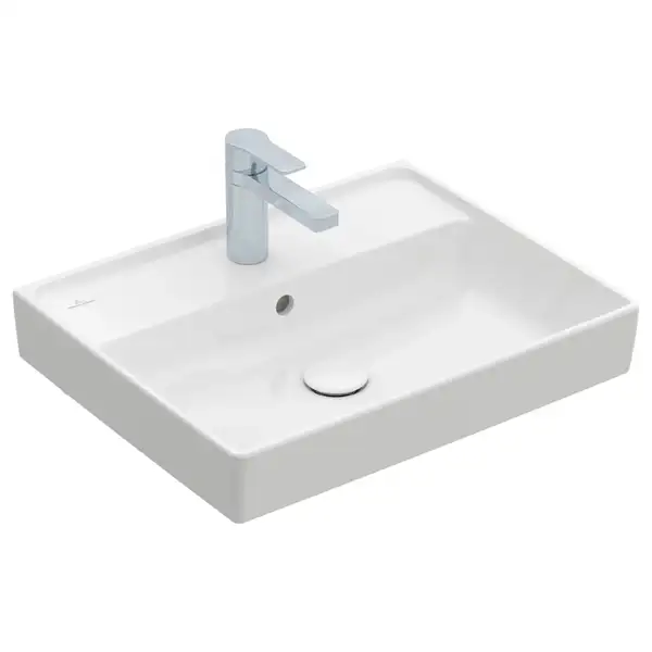 Раковина подвесая 55 х 44 см Villeroy & Boch Collaro (альпийский белый, без перелива) (4A335601) фото 1 Aquada.com.ua