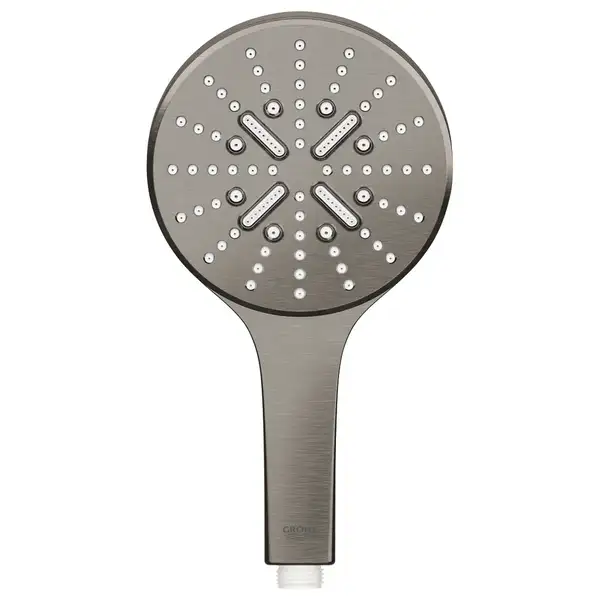 Лейка для душа Grohe Rainshower SmartActive Cube (цвет - тёмный графит, матовый), 3 вида струи (26574AL0) фото 2 Aquada.com.ua