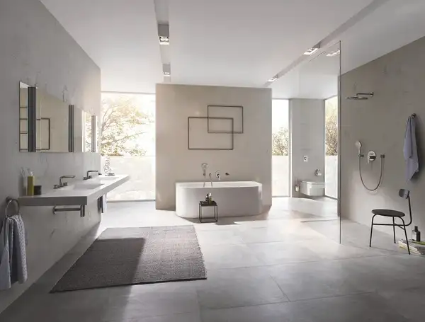 Лейка для душа Grohe Rainshower SmartActive Cube (цвет - тёмный графит, матовый), 3 вида струи (26574AL0) фото 4 Aquada.com.ua