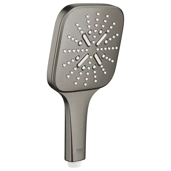 Лейка для душа Grohe Rainshower SmartActive Cube (цвет - тёмный графит, матовый), 3 вида струи (26582AL0) фото 1 Aquada.com.ua