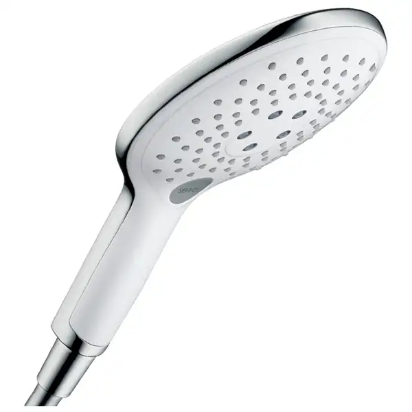 Лейка для душа Hansgrohe Raindance Select S 150 (цвет - хром/белый), 3 вида струи (28587400) фото 1 Aquada.com.ua Лейка для душа Hansgrohe Raindance Select S 150 (цвет - хром/белый), 3 вида струи (28587400) фото 1 Aquada.com.ua