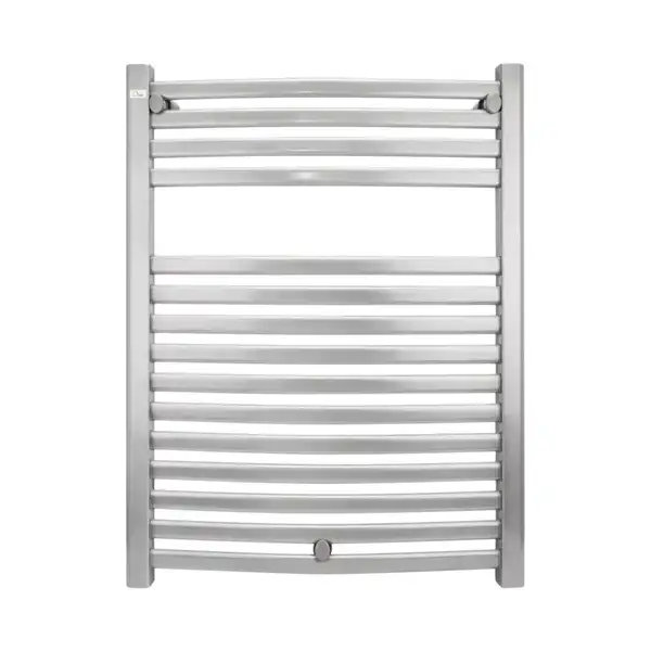 Сушарка рушників водяна Qtap Dias (SIL) P15 800x500 HY (QTDIASSILP15800500HY) фото 1 Aquada.com.ua