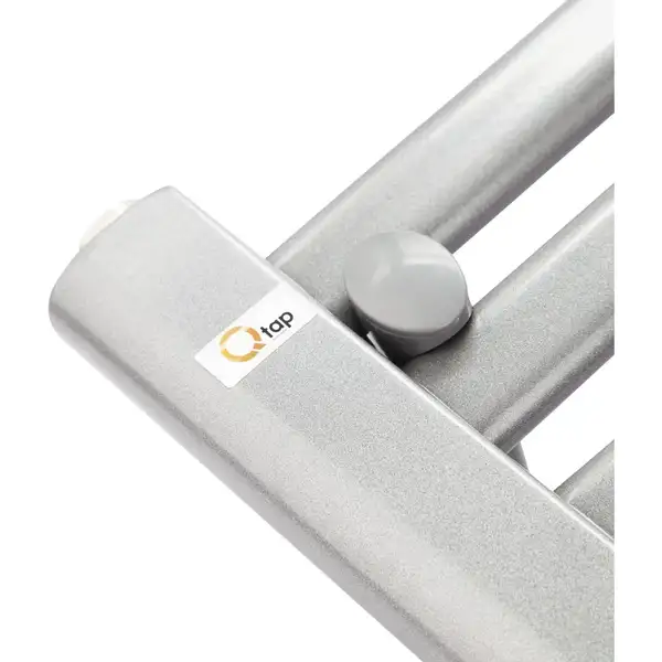 Сушарка рушників водяна Qtap Dias (SIL) P15 800x500 HY (QTDIASSILP15800500HY) фото 14 Aquada.com.ua