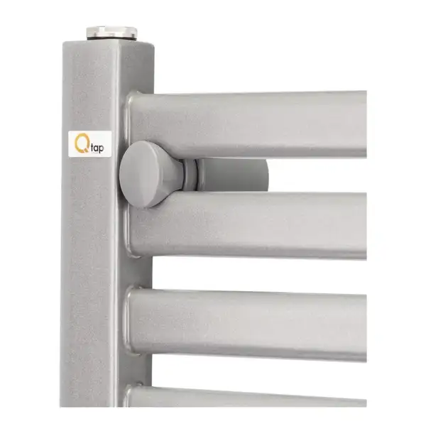 Сушарка рушників водяна Qtap Dias (SIL) P15 800x500 HY (QTDIASSILP15800500HY) фото 7 Aquada.com.ua