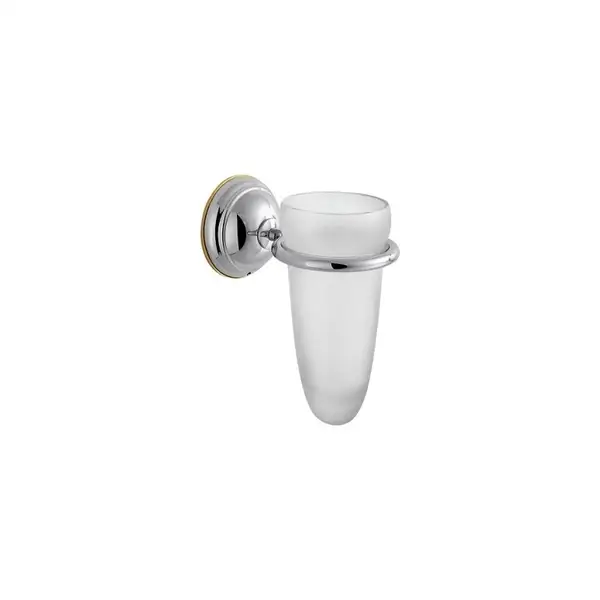 Стаканчик для зубных щеток, хром / под зол. Hansgrohe Axor Carlton (41434090) фото 1 Aquada.com.ua