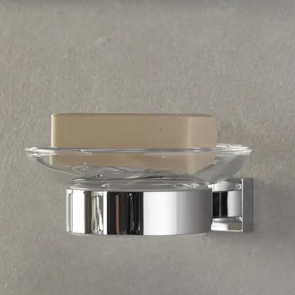 GROHE Тримач для склянки чи мильниці, хром  Essentials Cube (40508001) фото 4 Aquada.com.ua