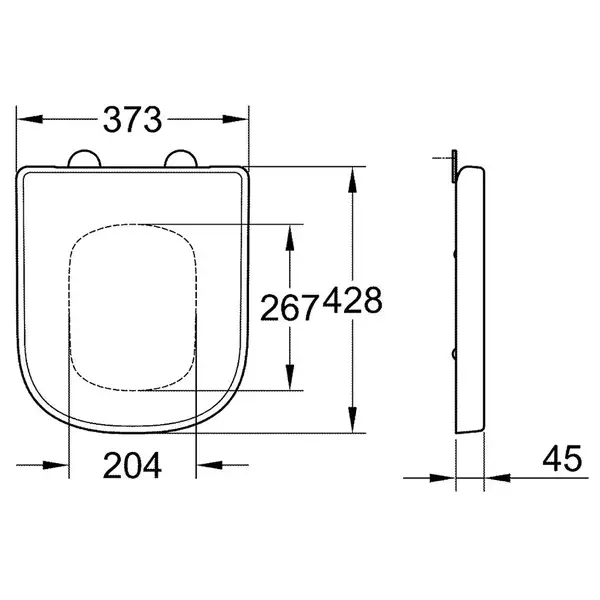 GROHE Сиденье для унитаза EURO CERAMIC (39458000) фото 2 Aquada.com.ua