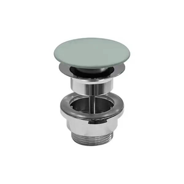 Донный клапан push-button для раковины с переливом Catalano, зелёный матовый (5POSCVS) фото 1 Aquada.com.ua