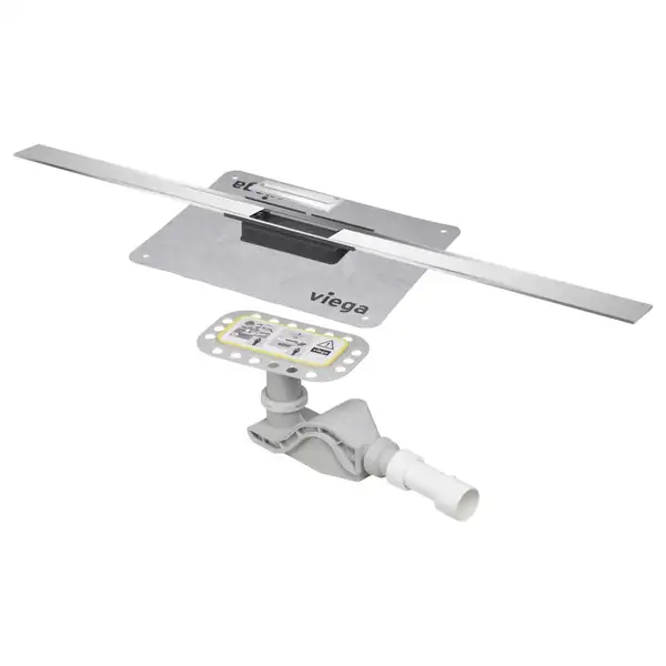 VIEGA Душевой лоток Advantix Cleviva с вкладкой Advantix Visign C1 L=1000 мм (794477) фото 1 Aquada.com.ua