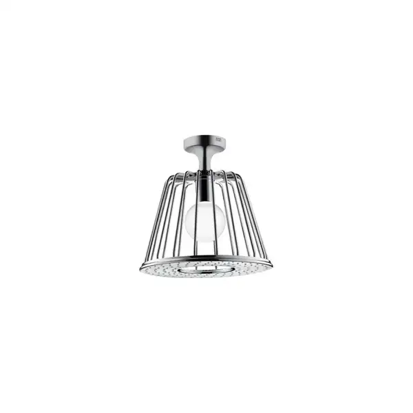 Верхний душ с лампой, 1 вид струи Axor LampShower d= 275 мм (26032000) фото 1 Aquada.com.ua