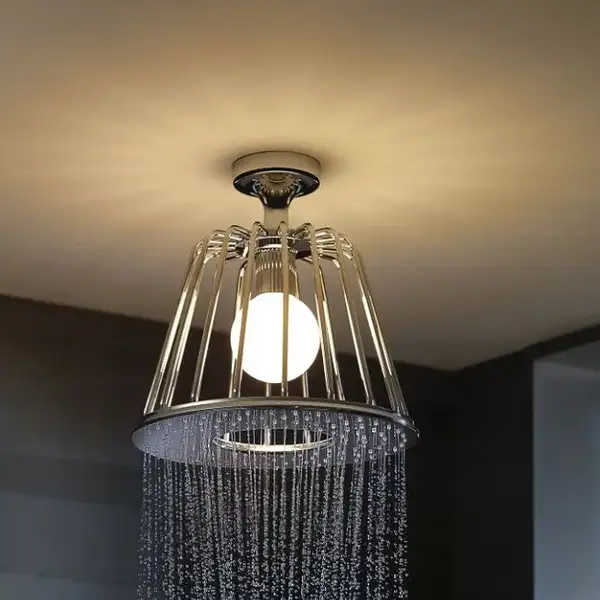 Верхний душ с лампой, 1 вид струи Axor LampShower d= 275 мм (26032000) фото 2 Aquada.com.ua