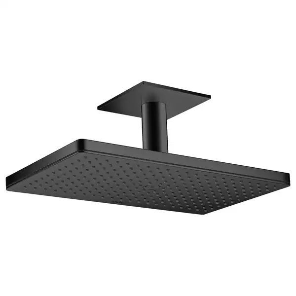 Верхний душ 460 х 300 мм Axor ShowerSolutions (цвет - satin black), 1 вид струи (35277350) фото 1 Aquada.com.ua Верхний душ 460 х 300 мм Axor ShowerSolutions (цвет - satin black), 1 вид струи (35277350) фото 1 Aquada.com.ua