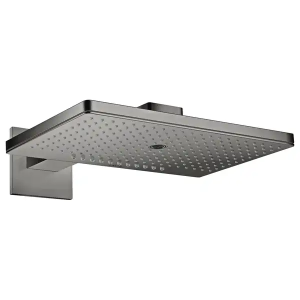Верхний душ 460 х 300 мм Axor ShowerSolutions (цвет - полированный чёрный хром), 3 вида струи (35282330) фото 1 Aquada.com.ua