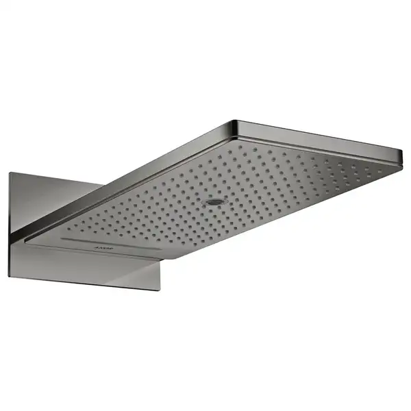 Верхний душ 580 х 250 мм Axor ShowerSolutions (цвет - полированный чёрный хром), 3 вида струи (35283330) фото 1 Aquada.com.ua