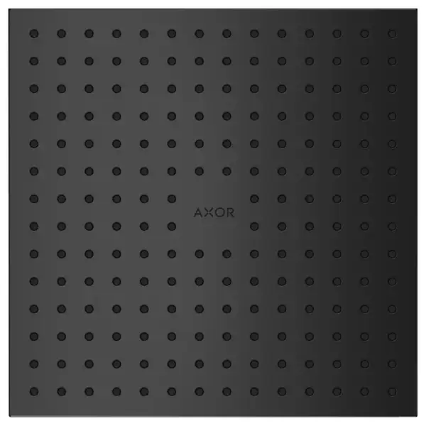 Верхний душ 250 х 250 мм Axor ShowerSolutions (цвет - satin black), 1 вид струи (35309350) фото 1 Aquada.com.ua