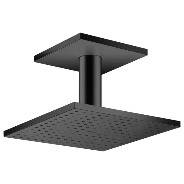 Верхний душ 250 х 250 мм Axor ShowerSolutions (цвет - satin black), 2 вида струи (35312350) фото 1 Aquada.com.ua