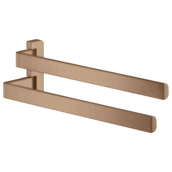 Двойной полотенцедержатель 409 мм Axor Universal Accessories, матовое красное золото (42821310) фото 1 Aquada.com.ua Двойной полотенцедержатель 409 мм Axor Universal Accessories, матовое красное золото (42821310) фото 1 Aquada.com.ua