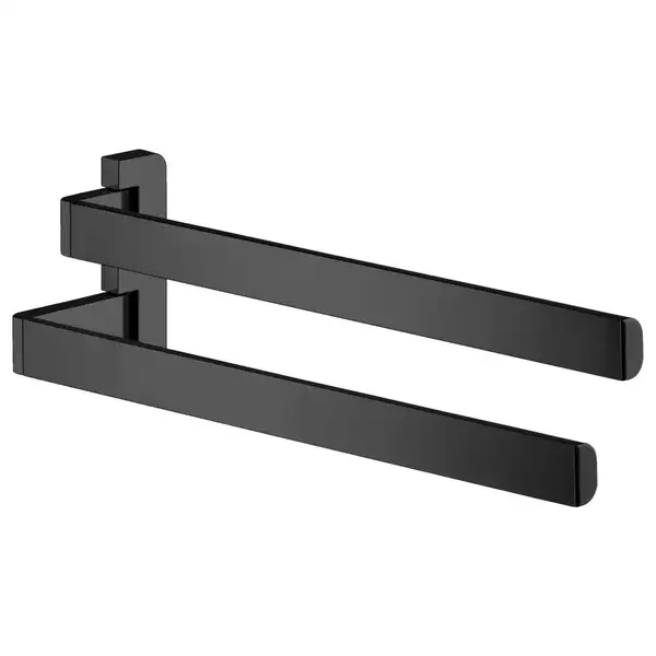Двойной полотенцедержатель 409 мм Axor Universal Accessories, satin black (42821350) фото 1 Aquada.com.ua Двойной полотенцедержатель 409 мм Axor Universal Accessories, satin black (42821350) фото 1 Aquada.com.ua