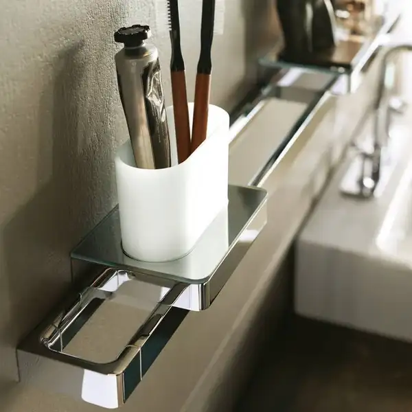 Поручень Релінг настінний Axor Universal 894, polished black chrome (42833330) Поручень Релінг настінний Axor Universal 894, polished black chrome (42833330)