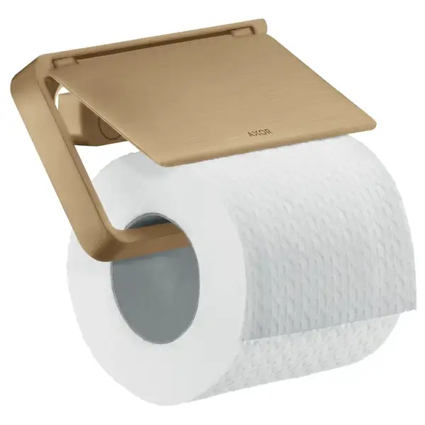 Бумагодержатель с крышкой Axor Universal Accessories (цвет - матовая бронза) (42836140) фото 1 Aquada.com.ua