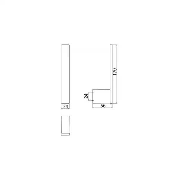 Держатель для запасного рулона бумаги Emco Loft Black (цвет - чёрный матовый) (050513301) фото 2 Aquada.com.ua