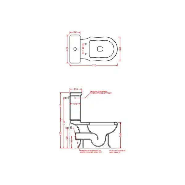 ARTCERAM Унитаз моноблок с бачком ArtCeram Hermitage (HEV004+HEC001+HEA010) фото 3 Aquada.com.ua