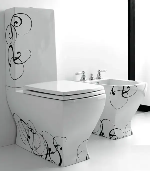 ARTCERAM Унитаз - моноблок в комплекте с бачком ArtCeram Jazz 360 х 690 мм, h=970 мм (JZV003+JZC001+ACA006DEC01) фото 2 Aquada.com.ua
