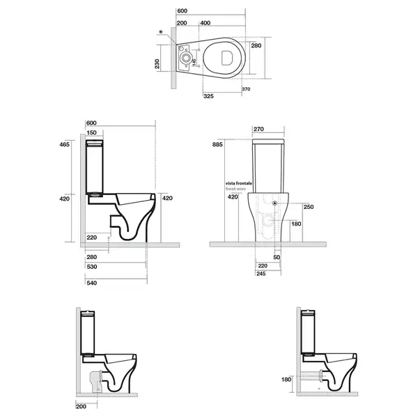 Унитаз-компакт AXA Cinque, с сиденьем Soft Close (361701+368101+368801) фото 4 Aquada.com.ua Унитаз-компакт AXA Cinque, с сиденьем Soft Close (361701+368101+368801) фото 4 Aquada.com.ua