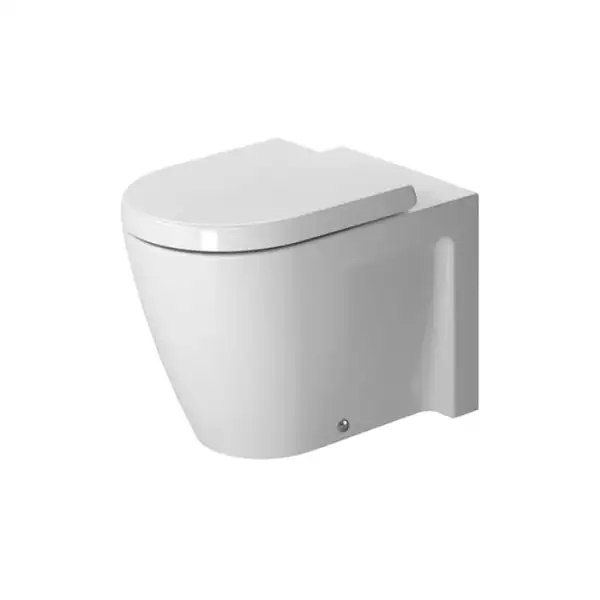 DURAVIT STARCK 2 унитаз напольный 37*57см пристенный вариант, с вертик смывом (2128090000) фото 1 Aquada.com.ua
