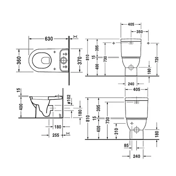 Унитаз Duravit Darling New + бачок (с сиденьем SoftClose) (2138090000+0931100005+0069890000) фото 3 Aquada.com.ua Унитаз Duravit Darling New + бачок (с сиденьем SoftClose) (2138090000+0931100005+0069890000) фото 3 Aquada.com.ua