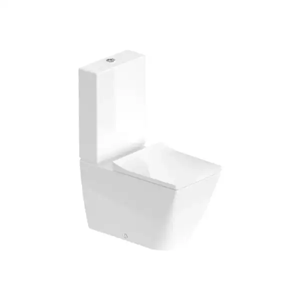 Унитаз - компакт Duravit Viu Rimless (безободковый), с сиденьем Soft Close (2191090000+0942000005+0021290000) фото 1 Aquada.com.ua