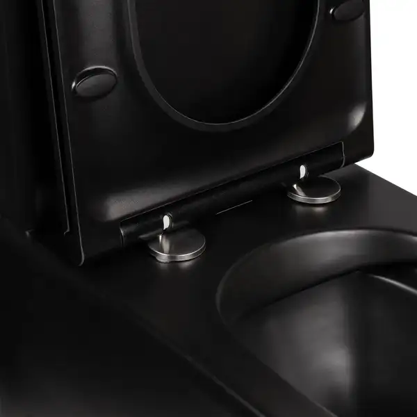 Унітаз-компакт Qtap Scorpio безобідковий з сидінням Soft-close QT14222125ARMB (QT14222125ARMB) фото 14 Aquada.com.ua