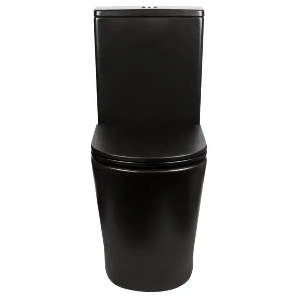 Унітаз-компакт Qtap Scorpio безобідковий з сидінням Soft-close QT14222125ARMB (QT14222125ARMB) фото 7 Aquada.com.ua