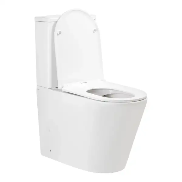Унітаз-компакт Qtap Scorpio безобідковий з сидінням Soft-close QT14222125ARW (QT14222125ARW) фото 3 Aquada.com.ua