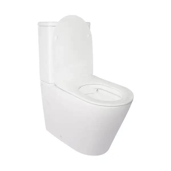 Унітаз-компакт Qtap Stork безобідковий з сідінням Soft-close QT15222178W (QT15222178W) фото 3 Aquada.com.ua