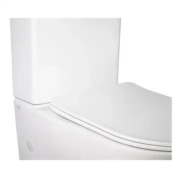 Унітаз-компакт Qtap Stork безобідковий з сідінням Soft-close QT15222178W (QT15222178W) фото 5 Aquada.com.ua