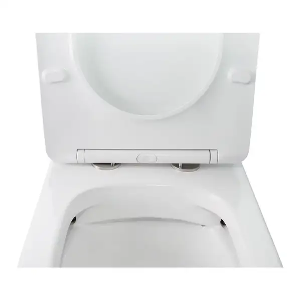 Унітаз-компакт Qtap Stork безобідковий з сідінням Soft-close QT15222178W (QT15222178W) фото 6 Aquada.com.ua