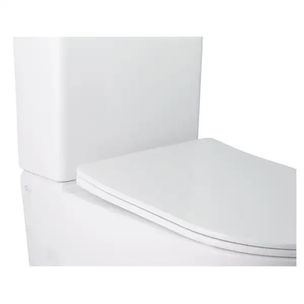 Унітаз-компакт Qtap Stork безобідковий з сідінням Soft-close QT15222179W (QT15222179W) фото 4 Aquada.com.ua