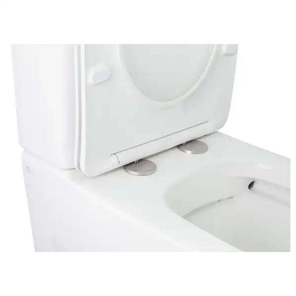 Унітаз-компакт Qtap Stork безобідковий з сідінням Soft-close QT15222179W (QT15222179W) фото 5 Aquada.com.ua