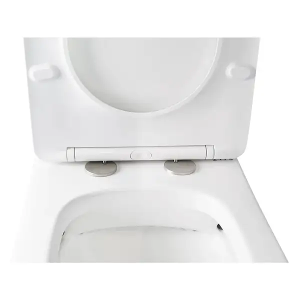 Унітаз-компакт Qtap Stork безобідковий з сідінням Soft-close QT15222179W (QT15222179W) фото 6 Aquada.com.ua